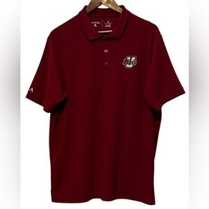 NWOT Antigua UMASS Polo Shirt SZ XL